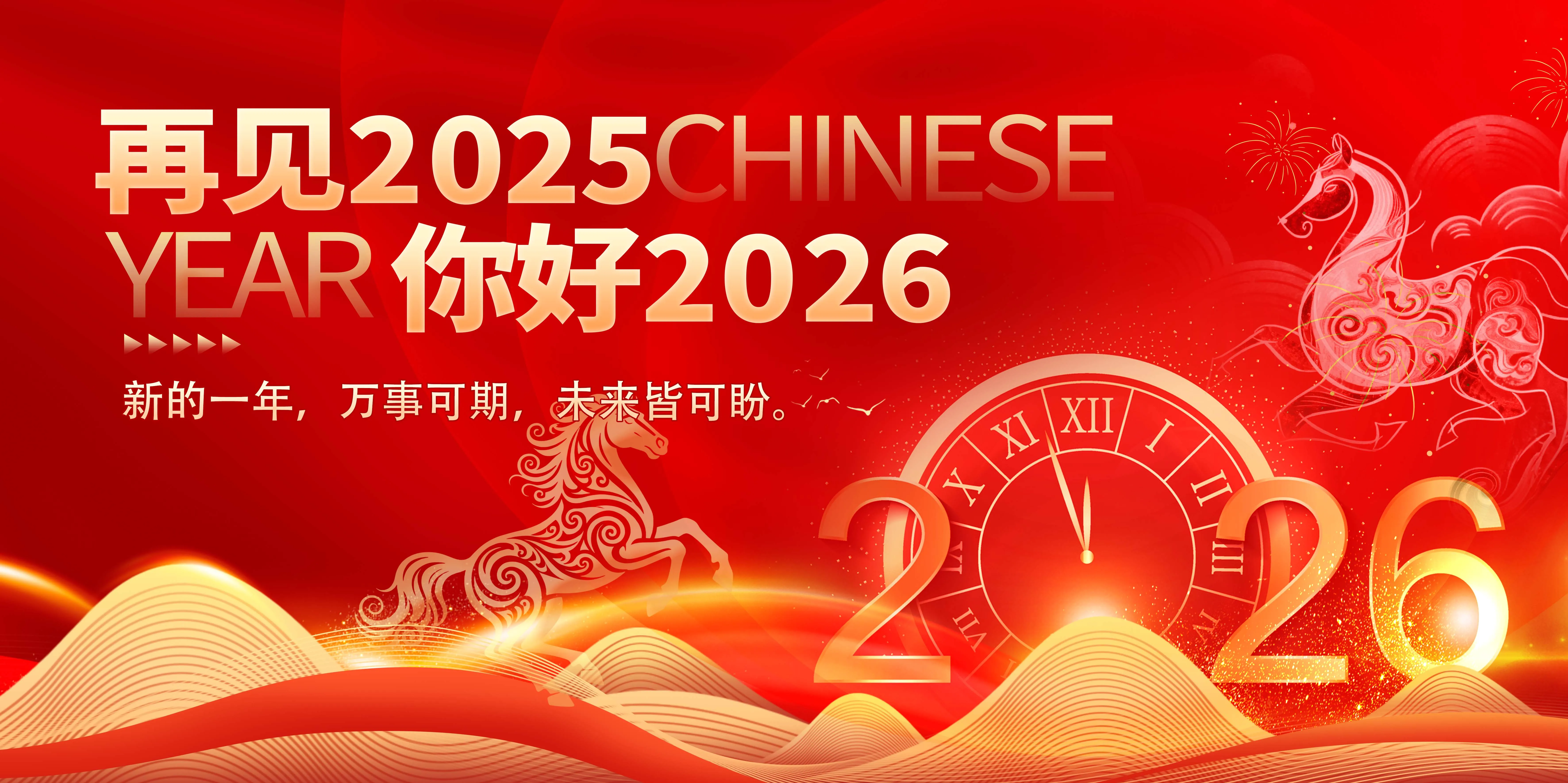再见2025,你好2026,心怀梦想,一路向阳！